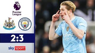 Er war nie weg! De Bruyne dreht das Spiel! | Newcastle  - Man City | Highlights - Premier League