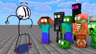 Henry Stickmin Distracts Monster School - Minecraft Animation