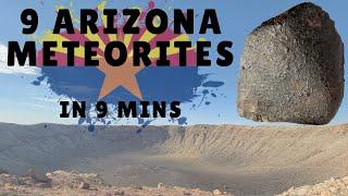 9 Arizona Meteorites in 9mins ️ Rare & Highly Collectable - Real Rocks from Space