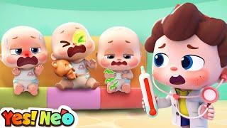 Ten Little Babies Got Sick | Learn Numbers | Baby Care | Nursery Rhyme & Kids Song | Yes! Neo