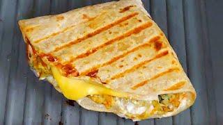 10 minutes breakfast recipe | Trending wrap hack | no maida no baking powder egg wrap