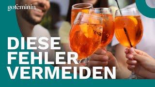 Diese 3 Fehler machen die meisten bei Aperol Spritz