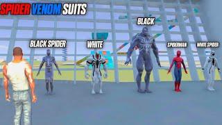 Franklin Stealing Most Powerful Spider Venom Suits In Indian Bike Driving 3D !