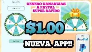 NUEVA APP!!  [SpinDO Spin The Wheel] Aplicación Para GANAR DINERO a PAYPAL 