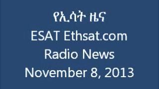 Ethsat.com ESAT Radio News November 8 2013 Ethiopia