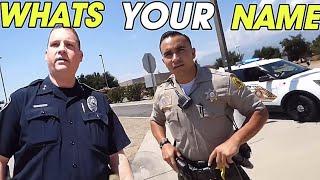 Guy makes cops do the walk of shame