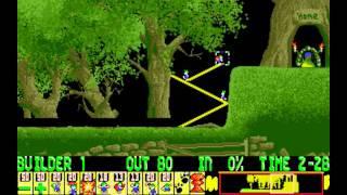 Lemmings [PC] - Level 22: A Beast of a level