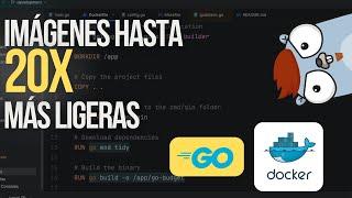 Corre tus apps de #go con #docker con imágenes hasta 20 veces más pequeñas!