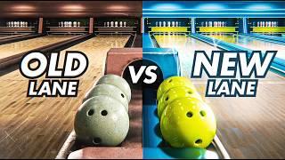 Brand New vs Ancient Bowling Lanes!