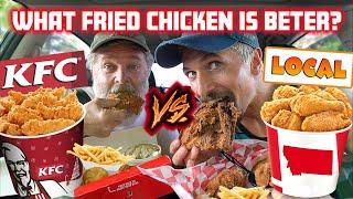 KFC VS LOCAL FRIED CHICKEN MUKBANG - (First Time Eating KFC In 20 Years)