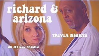 richard webber and arizona robbins having the most comedic friendship ever  | grey's anatomy