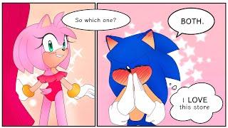 Swimsuit Shopping?! - Sonic x Amy (Sonamy) Comic Dub Comp