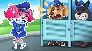 I Can't Find A Public Toilet - Very Happy Story | Sheriff Labrador Police Animation