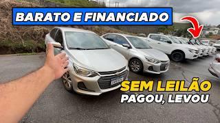 CARRO BARATO FINANCIADO E COM IPVA 2025 PAGO! SEM LEILÃO, PAGOU, LEVOU