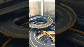 Bugatti vayron long loop slow motion drift #slotcars #scalextric #carrera #scx