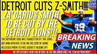 ZA'DARIUS SMITH TO BE CUT BY THE DETROIT LIONS! BREAKING NEWS!!!