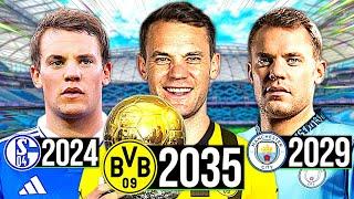 Ich spiele MANUEL NEUERs Karriere ALS STÜRMER!! 