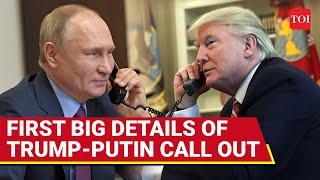 Big Breaking: Trump-Putin Phone Call Details 'On Cam': White House Drops Bombshell | Watch