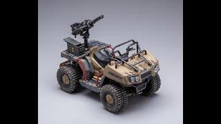 Joytoy Wildcat ATV ( Tan  Version ) For 1:18 Scale Action Figures Review.