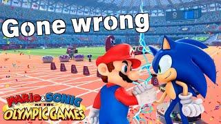 Mario & Sonic At The Olympic Games Gone Wrong... ️ 