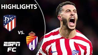 Atletico Madrid vs. Valladolid | La Liga Highlights | ESPN FC