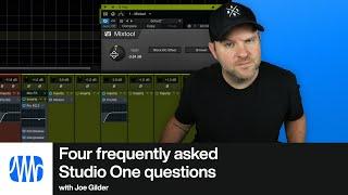 4 Most Frequently Asked Questions for Studio One | PreSonus