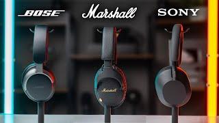 Marshall Monitor III VS Bose Quietcomfort Ultra VS Sony WH-1000XM5 | SURPRISING RESULTS!