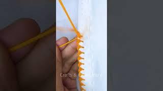 ️‍ Super cute border embroidery design! #shorts #trending #cute #viral #embroidery #art #tutorial