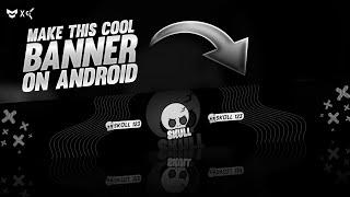 How to make a Cool Gaming Banner On Android Using Photoshop || Android Banner Guide