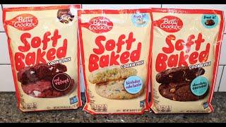 Betty Crocker Soft Baked Cookie Mix: Red Velvet, Birthday Cake Batter & Chocolate Caramel Review