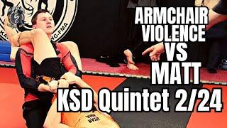 ARMCHAIR VIOLENCE vs Matt - Keishidojo Sumter Grappling Quintet - Feb 2024