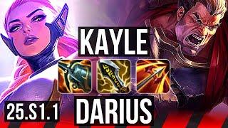 KAYLE vs DARIUS (TOP) | 6 solo kills | JP Challenger | 25.S1.1