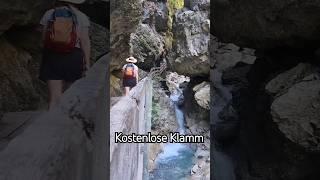 Kostenlose Klamm in Österreich die Rosengartenschlucht 2023