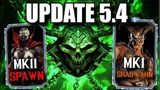 MK Mobile UPDATE 5.4 Coming Soon! MK 11 Spawn and MK 1 Shao Kahn?!