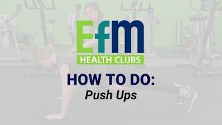 How to do a push up