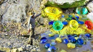 VANDA FIND GOLD#12 found The most expensive pearls Diamond stone on million years watered under rock