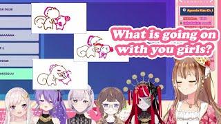 Risu keeps getting drawn as a mutated squirrel (Hololive/Eng Sub)