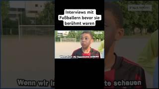 Interviews mit Fussballern bevor sie berühmt waren (Short-Version) #neymar #mbappe #füllkrug #reus