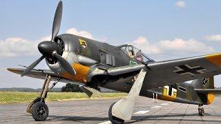 Maiden Flight Of The Best 1/4 Scale Focke Wulf FW-190 A5 On Planet