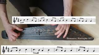 Runosong melodies on a 5 string kantele