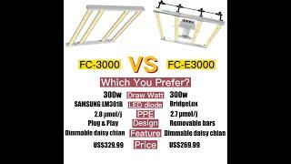 FC3000 VS FC-E3000, Which you prefer ?