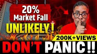 DON'T Panic Because 20% Market Fall looks Impossible - Rahul Jain Analysis #marketcrash #portfolio