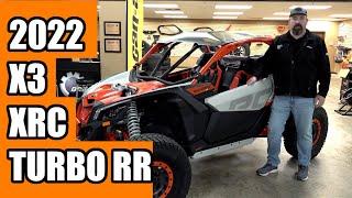 Finally a 2022 Maverick X3 XRC RR in our shop. Walk around tour.