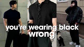 HOW TO WEAR BLACK CLOTHES CORRECTLY in 2024?