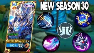 ZHASK NEW EMBLEM SET & BUILD FAST UP RANK THIS NEW SEASON!!! ZHASK BEST BUILD 2023