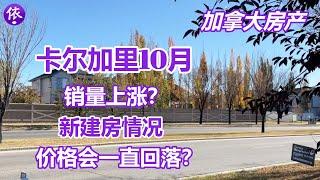 加拿大卡尔加里10月房产，价格会一直回落吗？新建房情况如何？