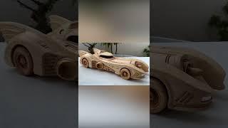 The carpenter builds Batman's supercar from wood #batman #batmobile