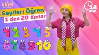 1'den 20'a Kadar Sayıları Öğreniyorum l Okul Öncesi için 20'ye Kadar Sayıları Öğreniyoruz