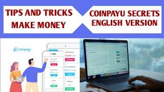 Tips and tricks make money online | English version | Coinpayu secret tips