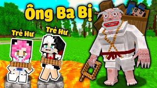 MỀU BẤT NGỜ PHÁT HIỆN REDHOOD BỊ ÔNG BA BỊ BẮT CÓC TRONG MINECRAFT*MỀU TRỐN KHỎI NHÀ TRẺ KINH DỊ